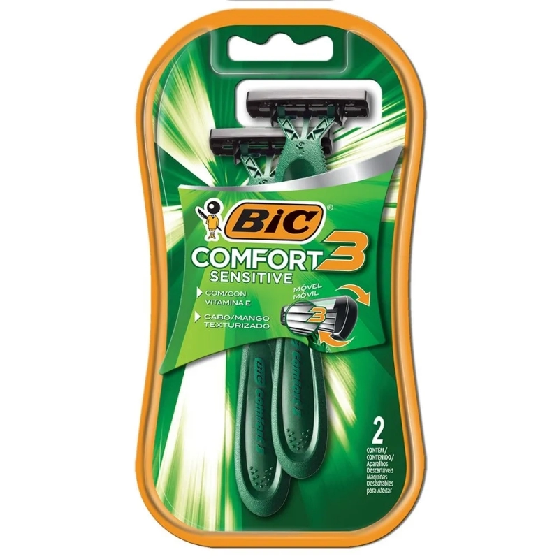 BIC MAQ COMF3 SEN X 2